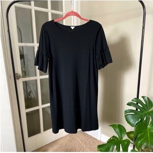 J Crew Wool Black Dress (L)